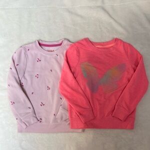 Cat & Jack Pink Sweatshirt Bundle